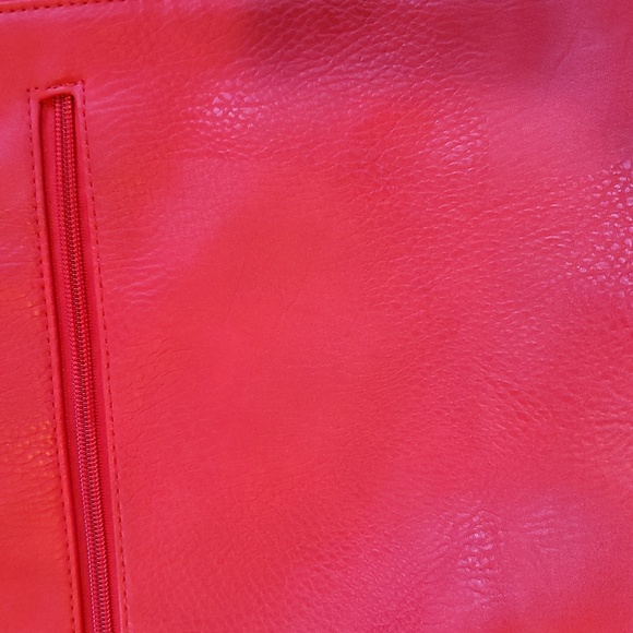 Olivia + Joy Red Tote with Gold Accents - Picture 11 of 11